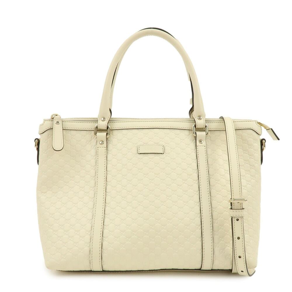 Gucci Microguccissima Leather Handbag Beige